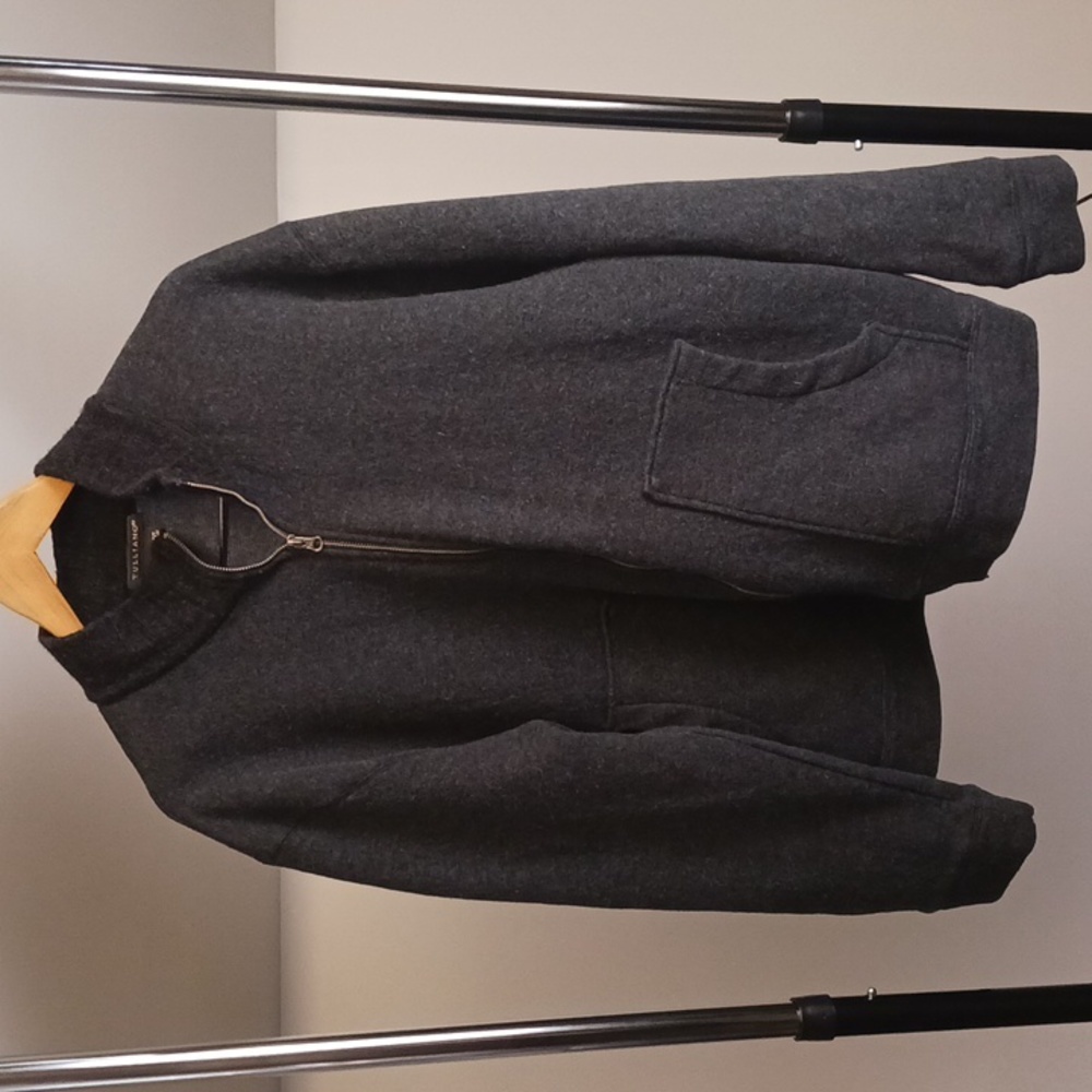 Tulliano full zip Wool Blend Sweater jacket men’s xxl Gray